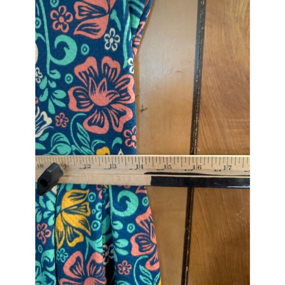 Vintage Lularoe Dress Amelia Womens Medium M Med Zipper Floral Pockets Flowers - Picture 7 of 8